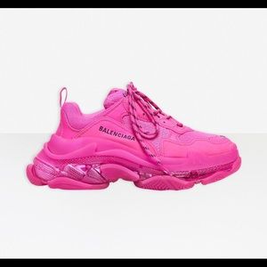 HOT PINK BALENCIAGA SNEAKERS